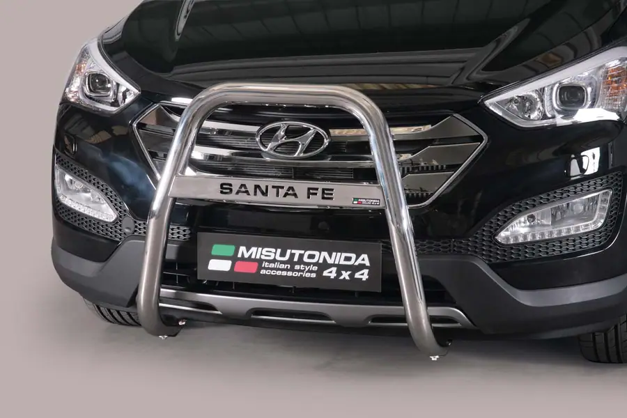 Высокая дуга Medium, с гравировкой ø63, полированная — Hyundai Santa Fe (2012–)