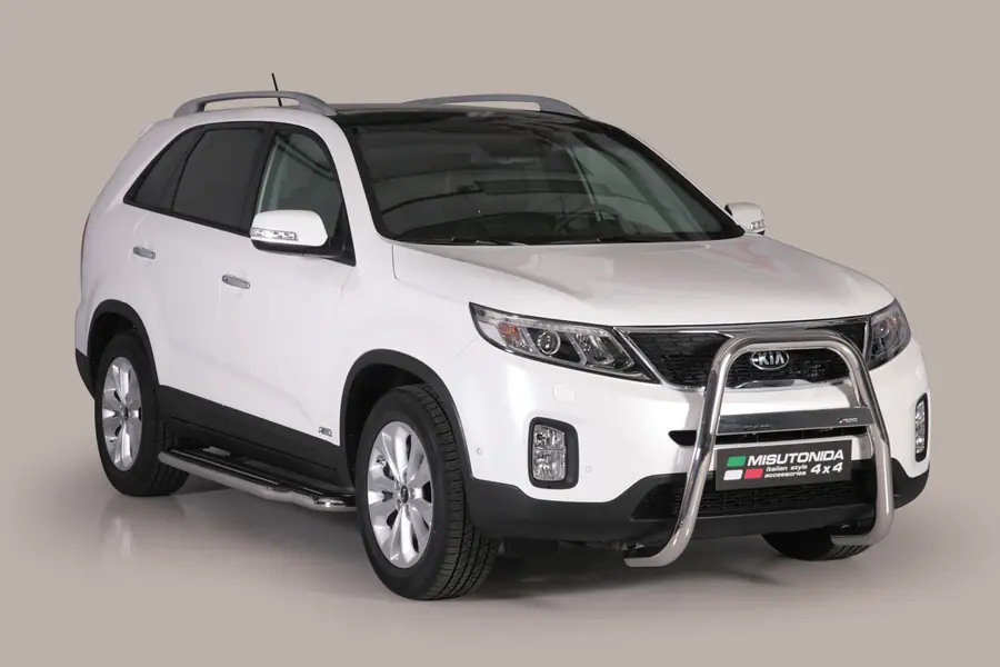 High medium bar, engraved ø63, mirror polished — Kia Sorento (2012–2014)