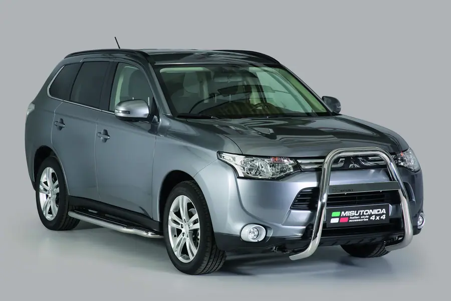 Esikaitseraud Medium kõrge, graveeringuga ø63, poleeritud — Mitsubishi Outlander (2012–2015)