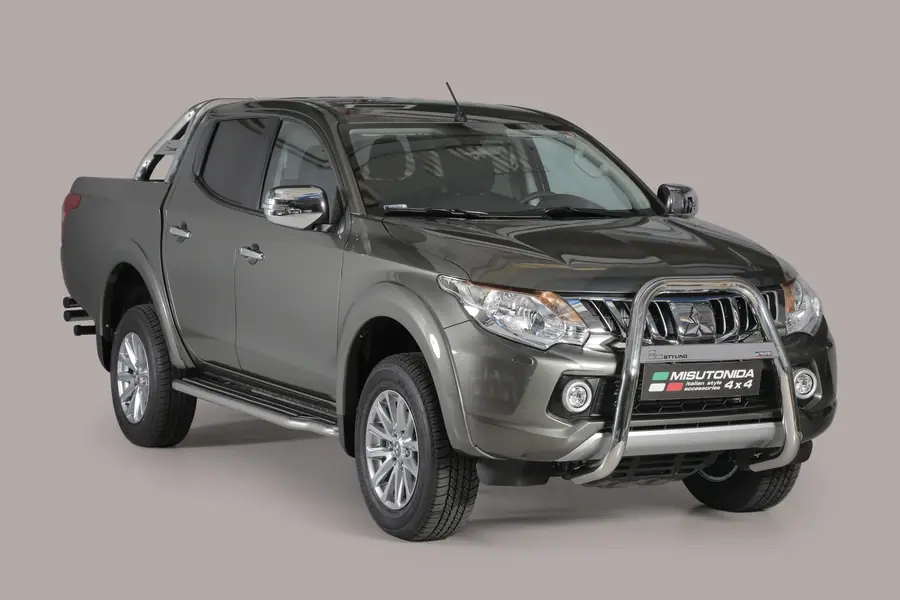 Esikaitseraud Medium kõrge, graveeringuga ø63, poleeritud — Mitsubishi L200 (2015–2019)