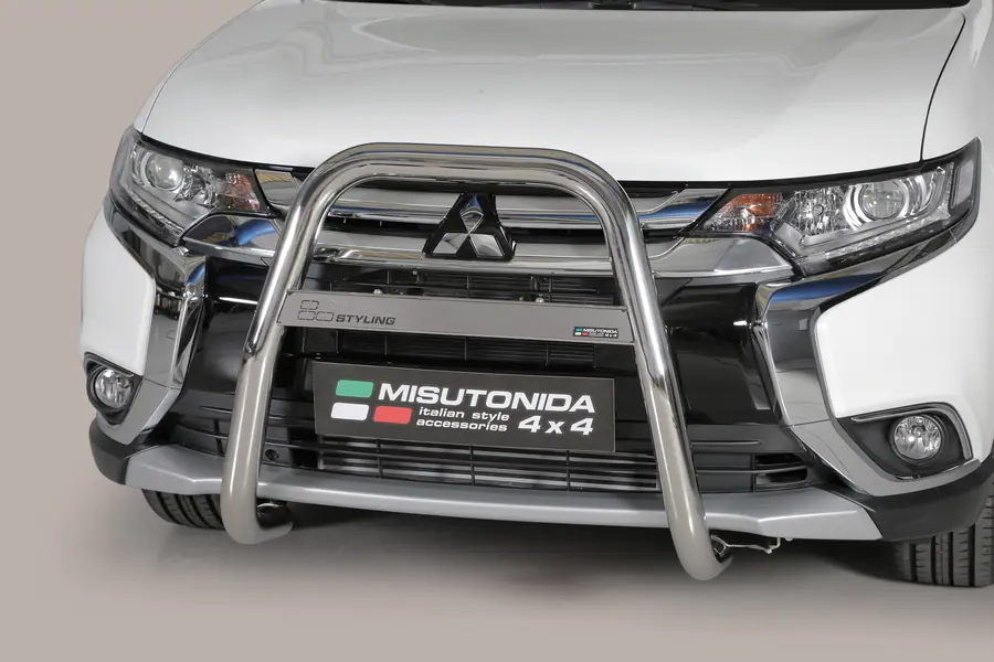 Высокая дуга Medium, с гравировкой ø63, полированная — Mitsubishi Outlander (2015–2018)
