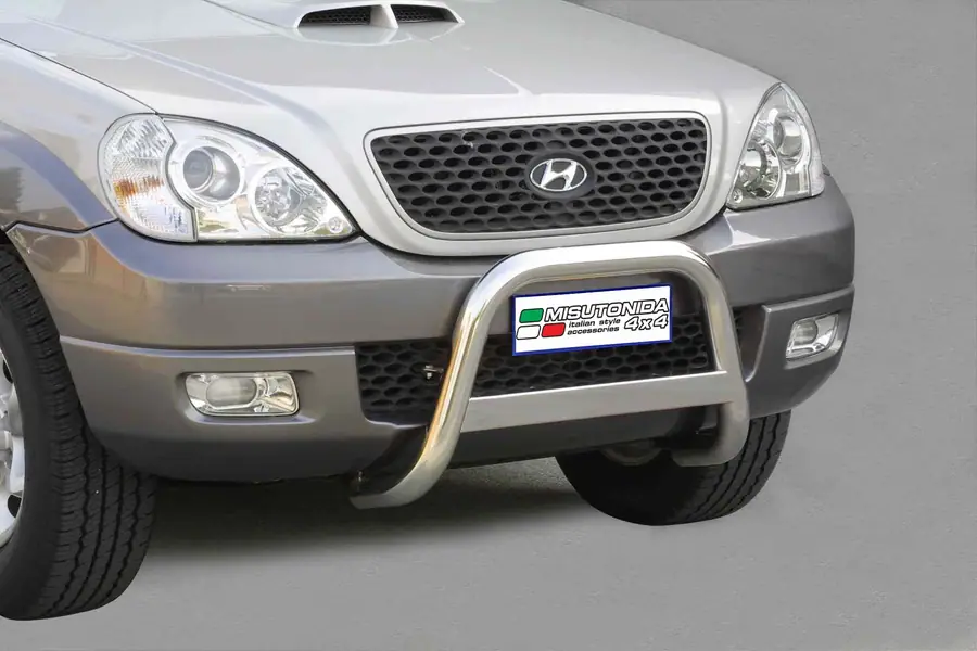 Medium bar ø63, mirror polished — Hyundai Terracan (2004–)