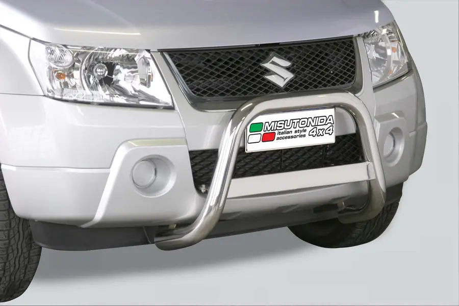 Medium bar ø63, mirror polished — Suzuki Grand Vitara (2005–2008)