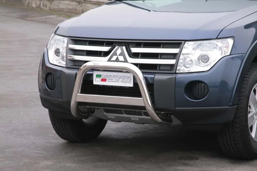 Esikaitseraud Medium ø63, poleeritud — Mitsubishi Pajero (2007–2014)