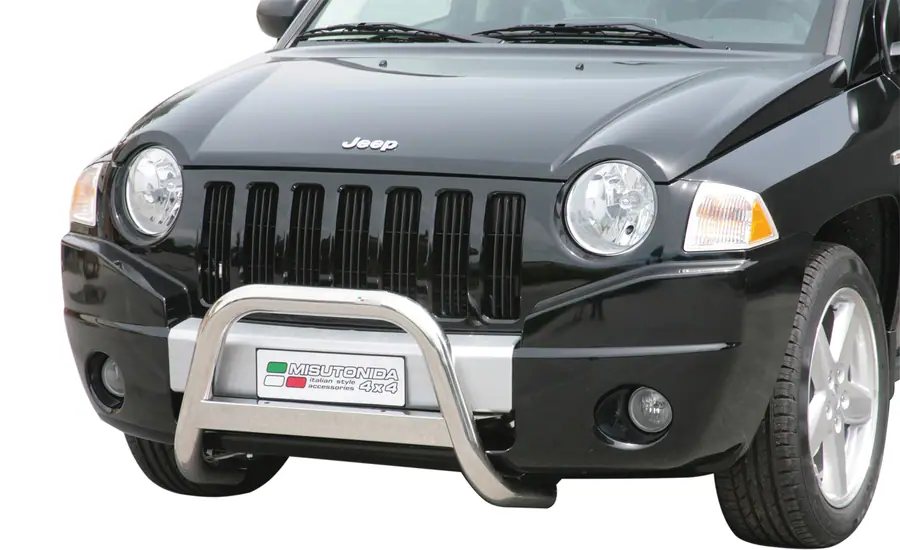 Medium bar ø63, mirror polished — Jeep Compass (2007–2010)