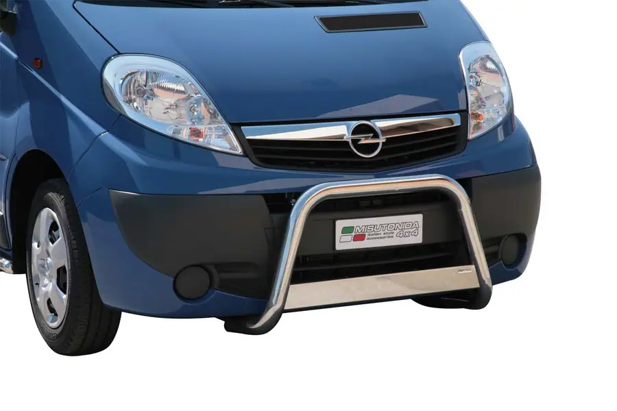 Medium bar ø63, mirror polished — Opel Vivaro (2008–2013)