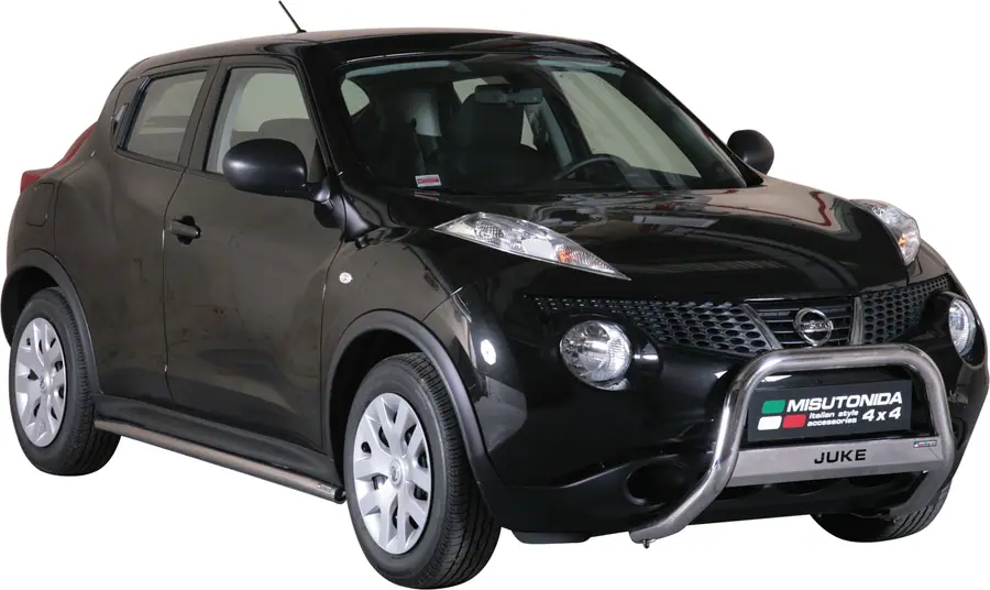 Medium bar ø63, mirror polished — Nissan Juke (2010–2014)