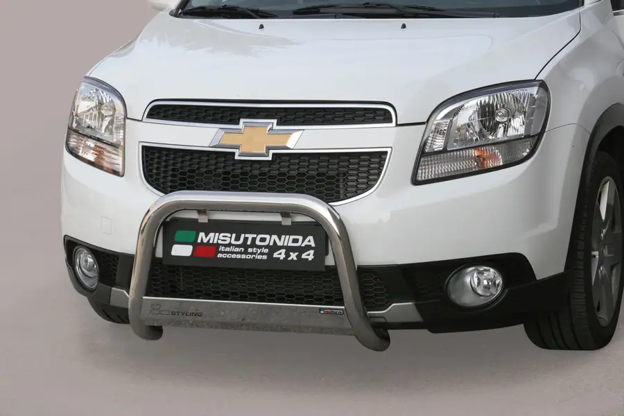 Medium bar ø63, mirror polished — Chevrolet Orlando (2011–)