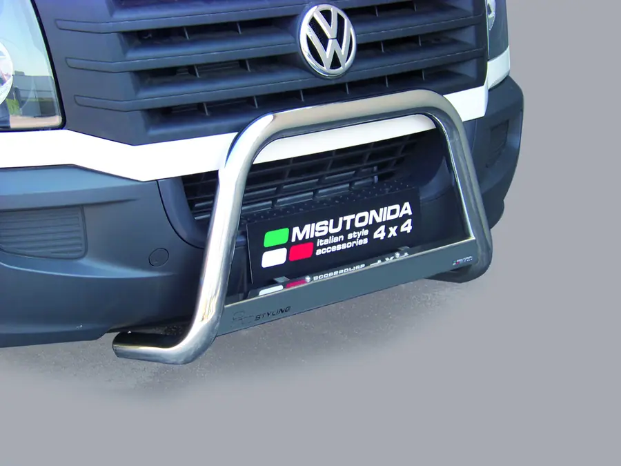 Medium bar ø63, mirror polished — Volkswagen Crafter (2006–2017)