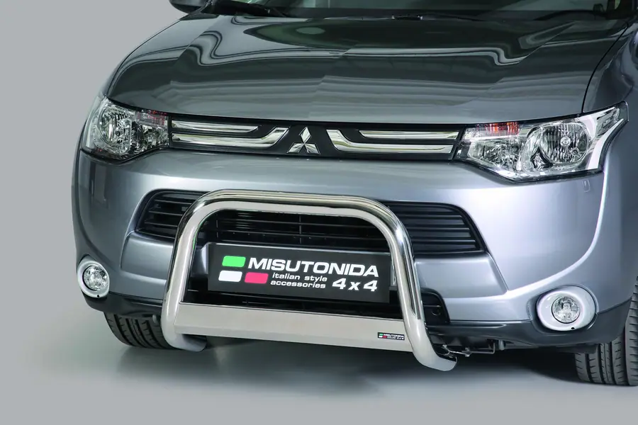 Medium bar ø63, mirror polished — Mitsubishi Outlander (2012–2015)