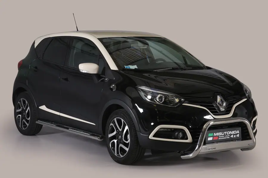 Medium bar ø63, mirror polished — Renault Captur (2013–2017)
