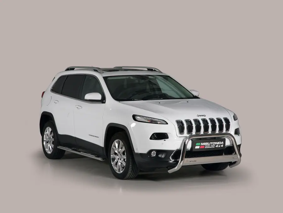Medium bar ø63, mirror polished — Jeep Cherokee (2014–)