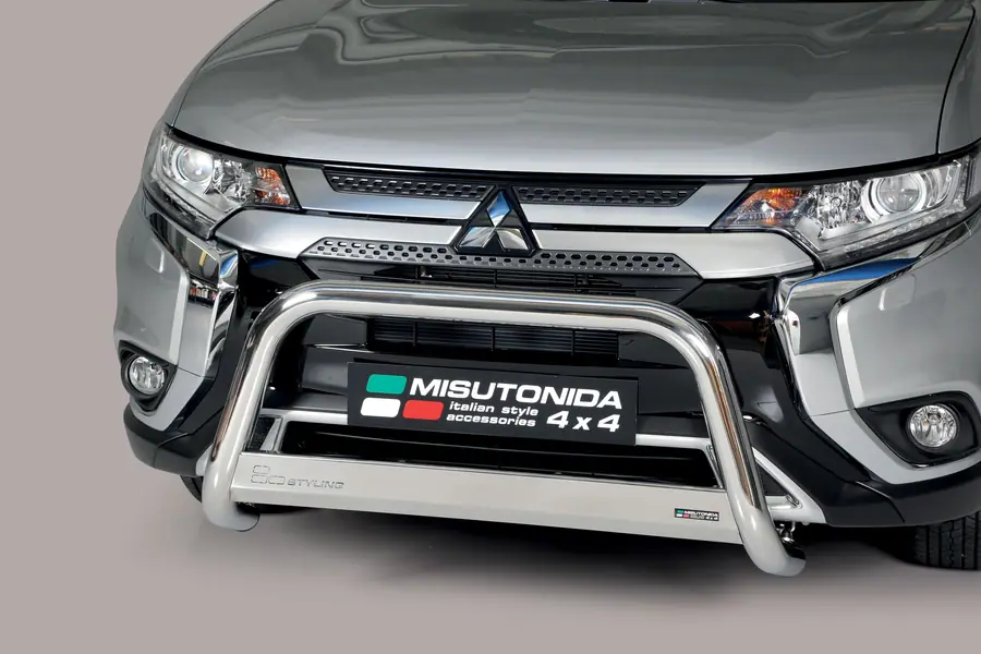 Esikaitseraud Medium ø63, poleeritud — Mitsubishi Outlander (2015–2018)