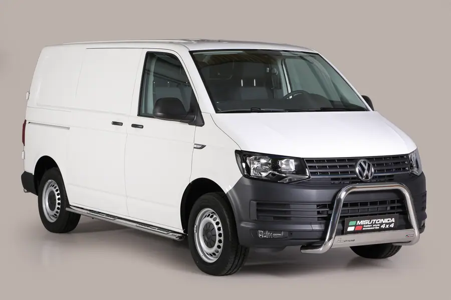Medium bar ø63, mirror polished — Volkswagen T6 (2015–2019)