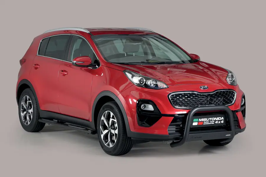 Medium bar ø63, black — Kia Sportage (2016–2017)