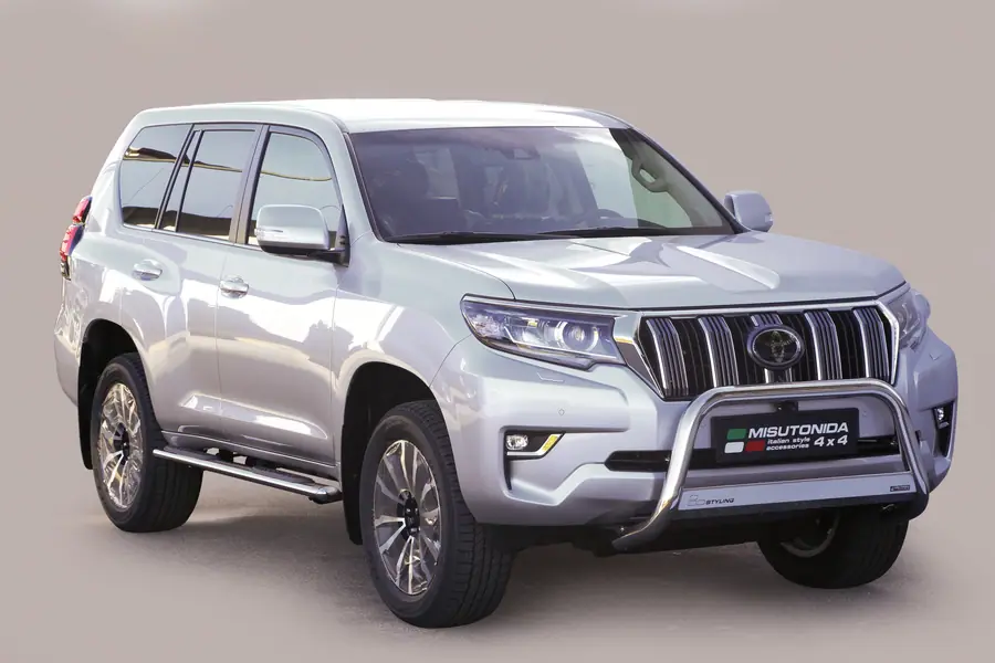 Medium bar ø63, mirror polished — Toyota Land Cruiser 150 (2017–)