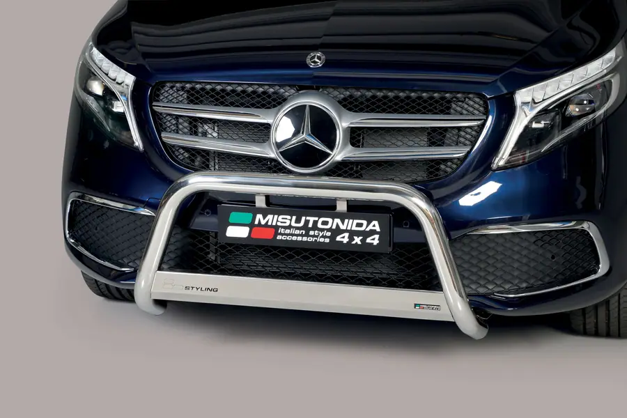 Medium bar ø63, mirror polished — Mercedes-Benz V-Class (2019–)