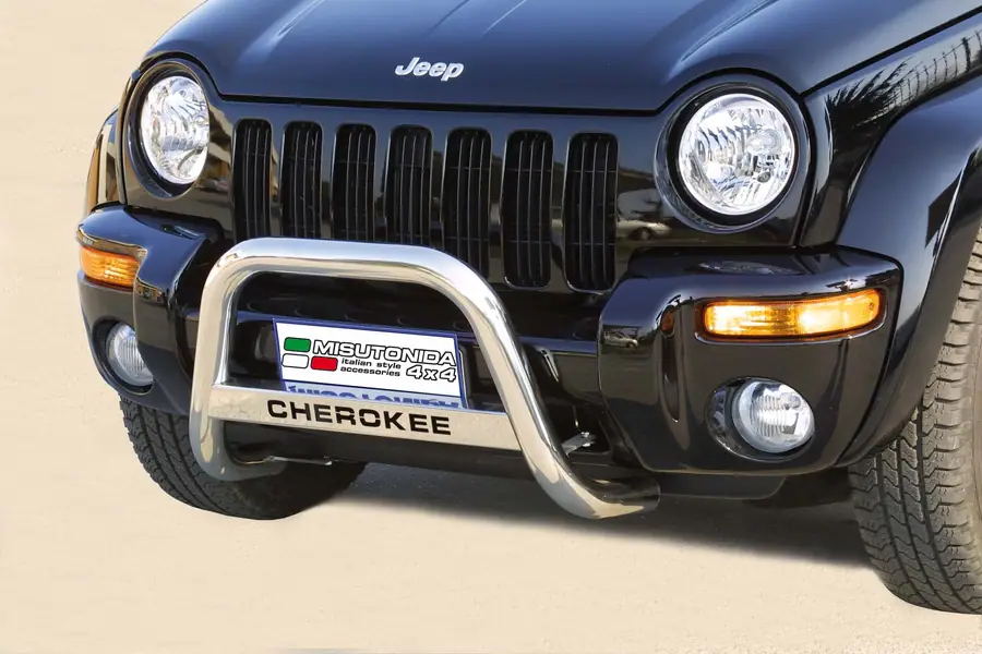 Esikaitseraud Medium, graveeringuga ø63, poleeritud — Jeep Cherokee (2001–2007)
