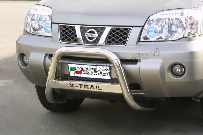 Medium bar, engraved ø63, mirror polished — Nissan X-Trail (2004–2007)