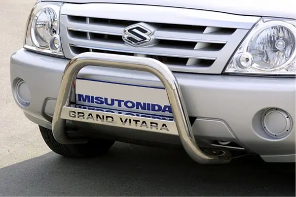 Medium bar, engraved ø63, mirror polished — Suzuki Grand Vitara XL-7 (2005–2008)
