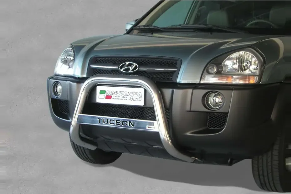 Esikaitseraud Medium, graveeringuga ø63, poleeritud — Hyundai Tucson (2004–2014)