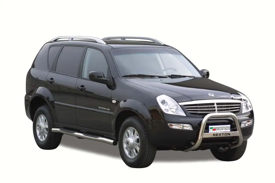 Esikaitseraud Medium, graveeringuga ø63, poleeritud — SsangYong Rexton (2004–2006)