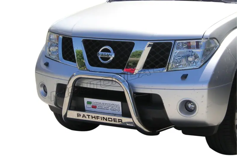 Medium bar, engraved ø63, mirror polished — Nissan Pathfinder (2005–2010)