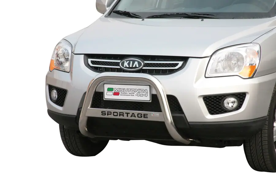 Esikaitseraud Medium, graveeringuga ø63, poleeritud — Kia Sportage (2008–2010)