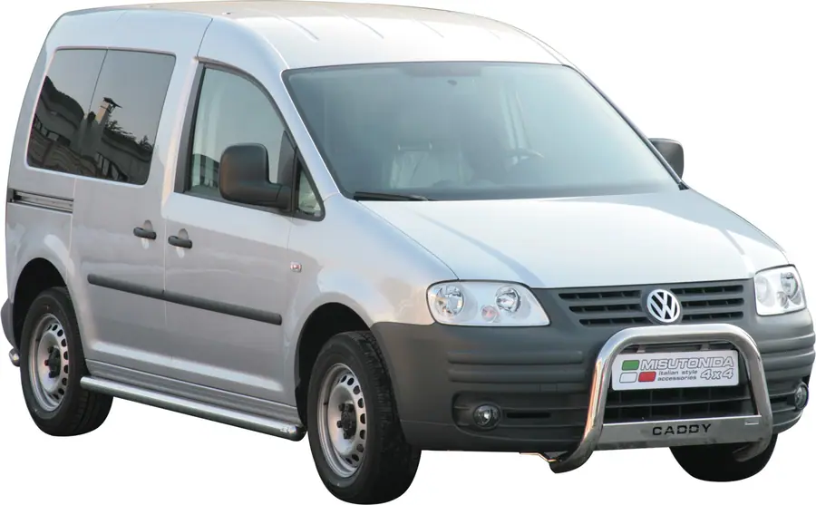 Medium bar, engraved ø63, mirror polished — Volkswagen Caddy (2010–2015)