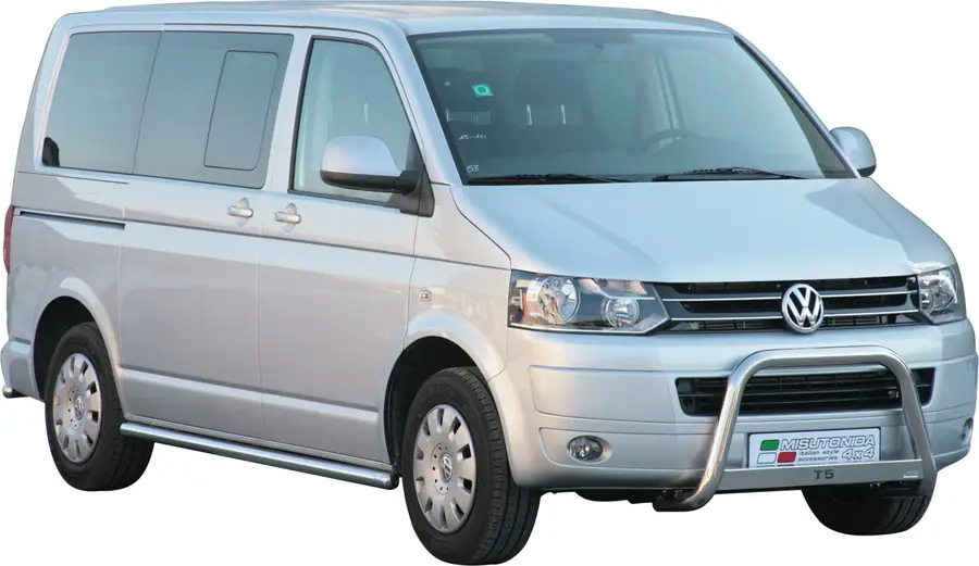 Medium bar, engraved ø63, mirror polished — Volkswagen T5 (2003–2015)