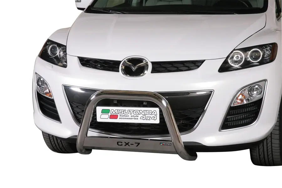 Medium bar, engraved ø63, mirror polished — Mazda CX-7 (2010–)