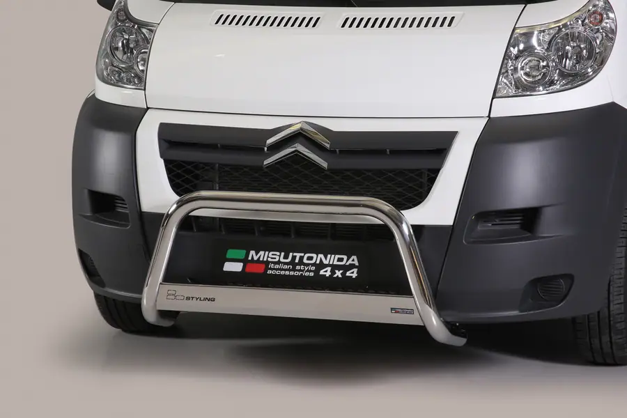 Medium bar, engraved ø63, mirror polished — Citroën Jumper (2006–2016)