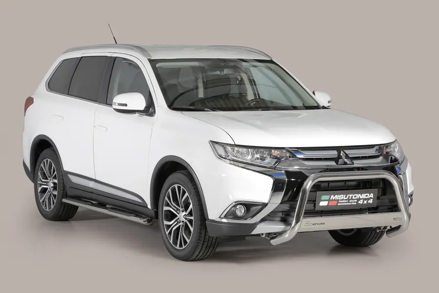 Esikaitseraud Medium, graveeringuga ø63, poleeritud — Mitsubishi Outlander (2015–2018)