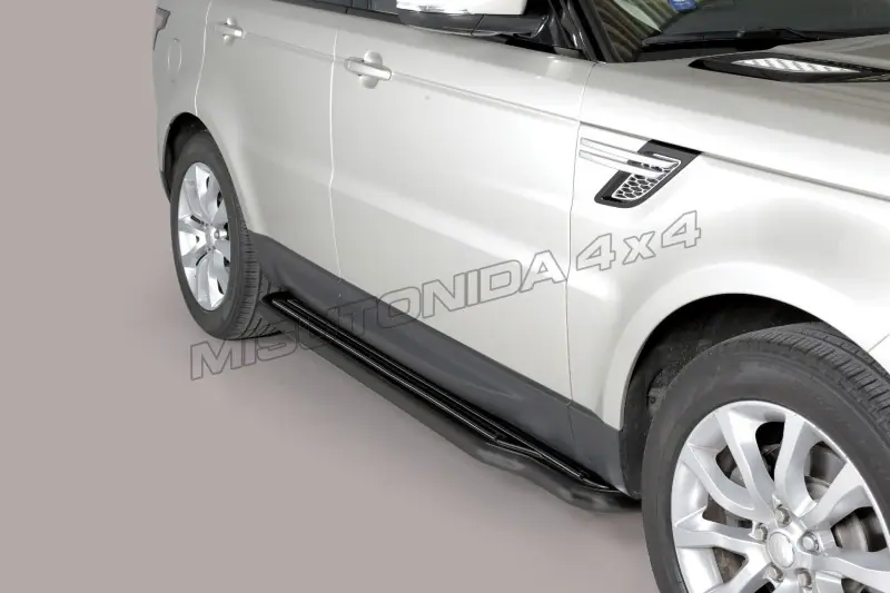 Пороги удлинённые ø50, чёрная — Land Rover Range Rover Sport (2014–2017)