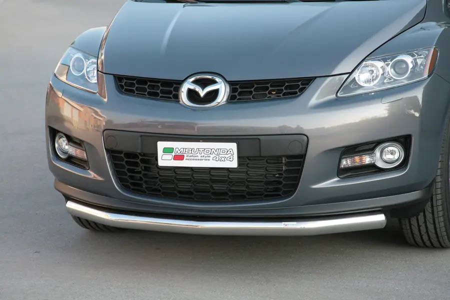 Передняя защита ø76, полированная — Mazda CX-7 (2008–2010)
