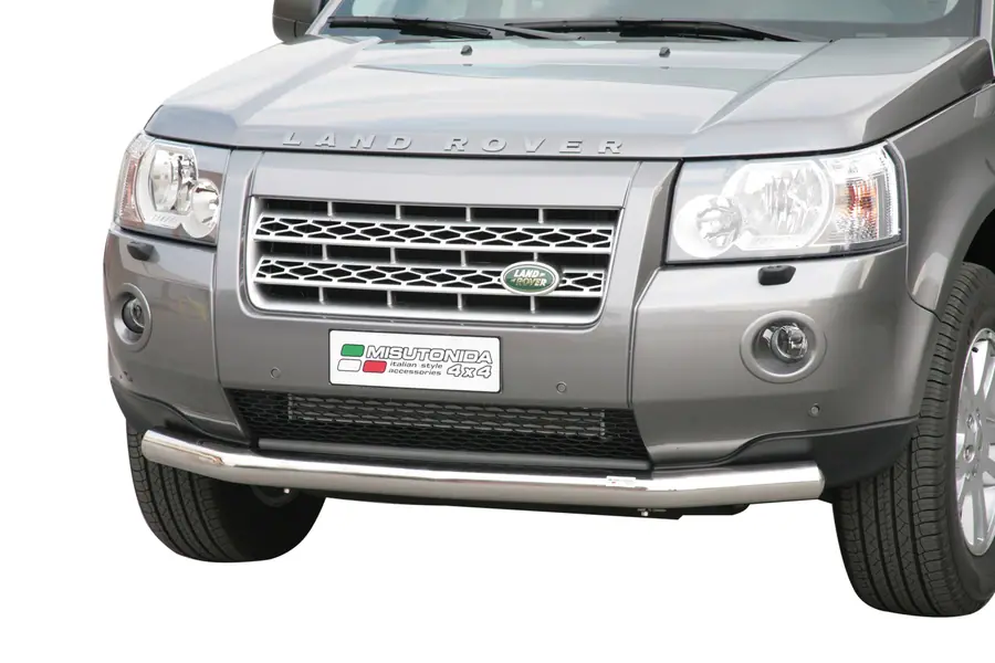 Front protection ø76, mirror polished — Land Rover Freelander (2008–)