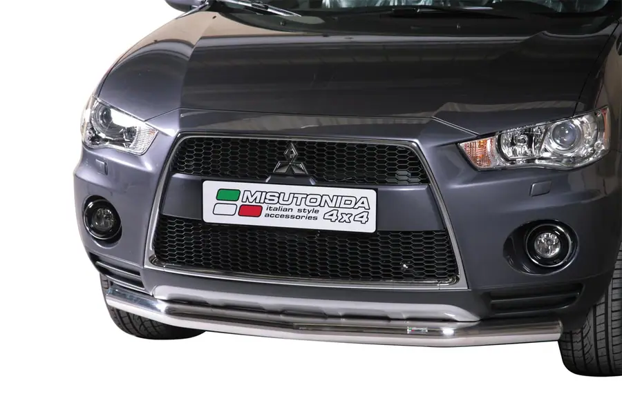 Esikaitseraud ø76, poleeritud — Mitsubishi Outlander (2010–2012)