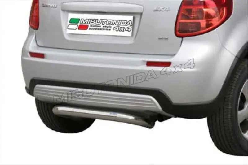 Central rear protection ø63, mirror polished — Suzuki SX4 (2006–2009)