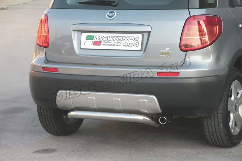 Центральная задняя защита ø63, полированная — Fiat Sedici (2006–)