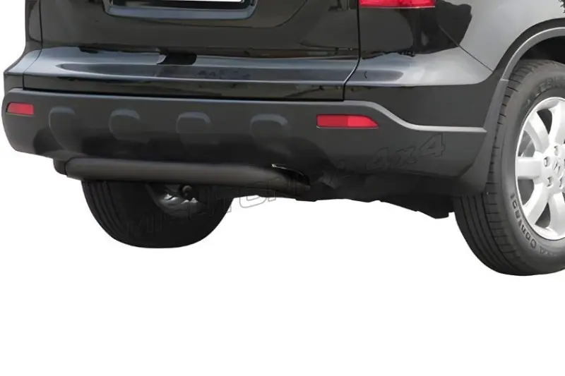 Central rear protection ø76, black — Honda CR-V (2007–2009)
