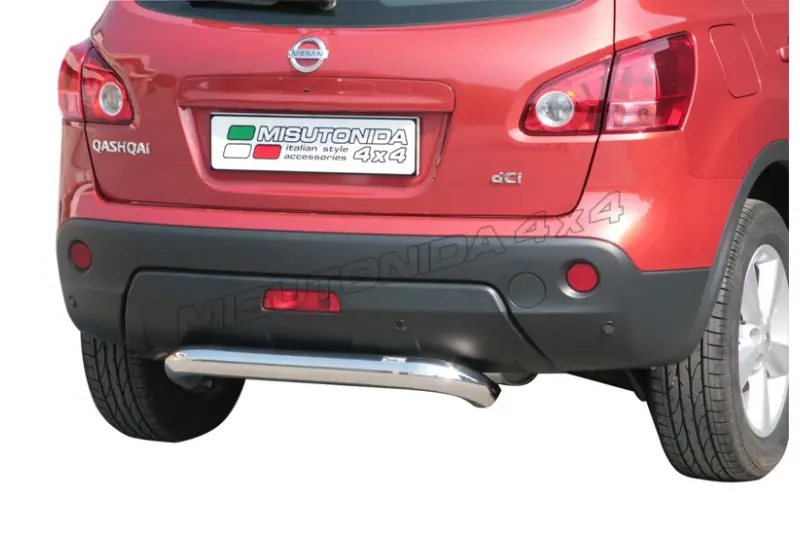 Tagakaitse keskmine ø76, poleeritud — Nissan Qashqai (2007–2010)