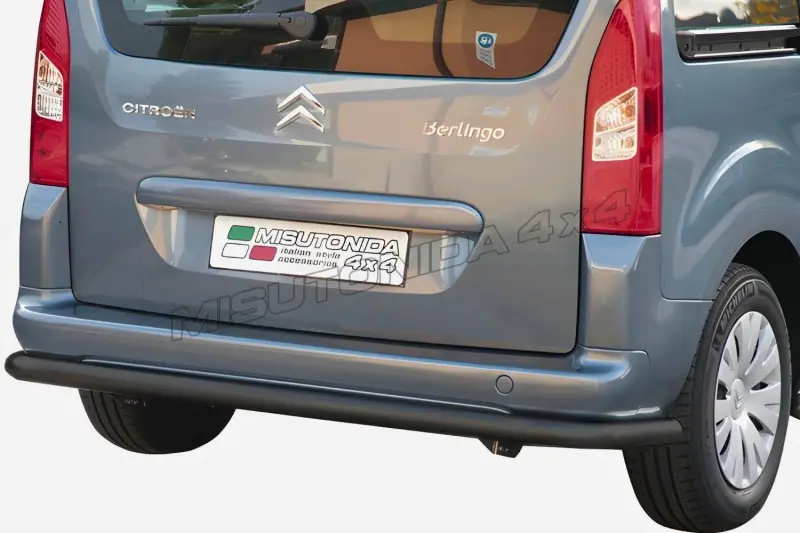 Full-width rear protection ø63, black — Citroën Berlingo Van (2008–2014)