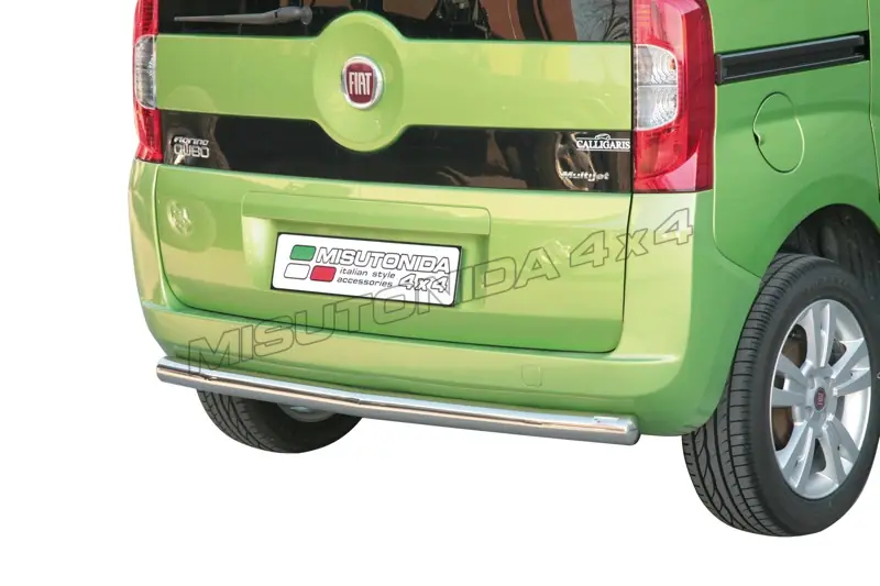 Центральная задняя защита ø63, полированная — Fiat Fiorino (2008–)