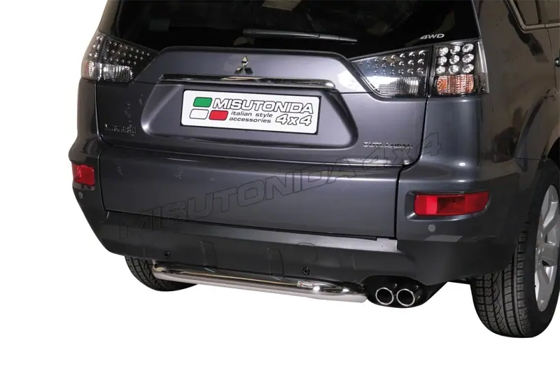 Tagakaitse keskmine ø63, poleeritud — Mitsubishi Outlander (2010–2012)