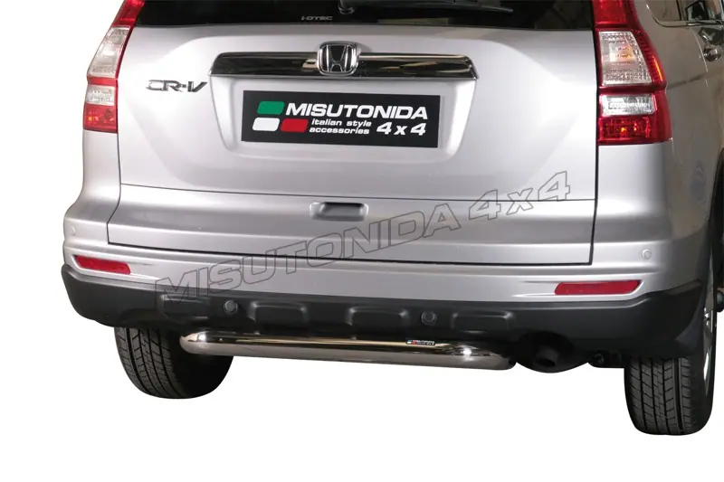 Центральная задняя защита ø76, полированная — Honda CR-V (2010–2012)