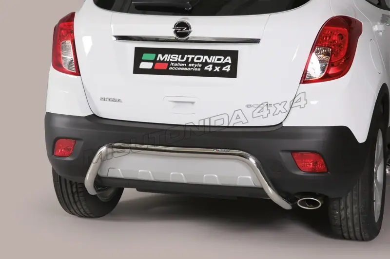 Центральная задняя защита ø63, полированная — Opel Mokka (2012–2016)
