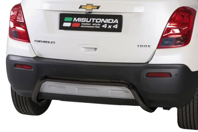 Central rear protection ø50, black — Chevrolet Trax (2013–)