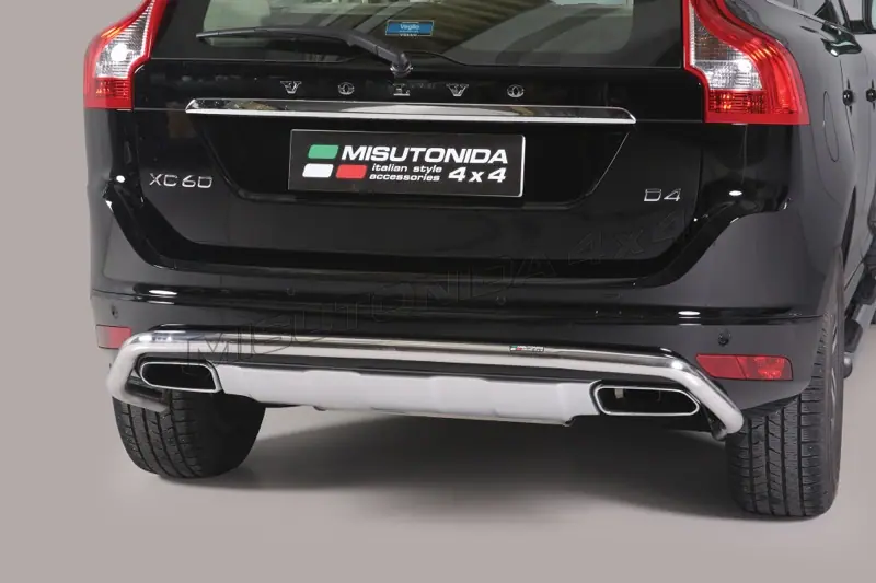Central rear protection ø50, mirror polished — Volvo XC60 (2014–)