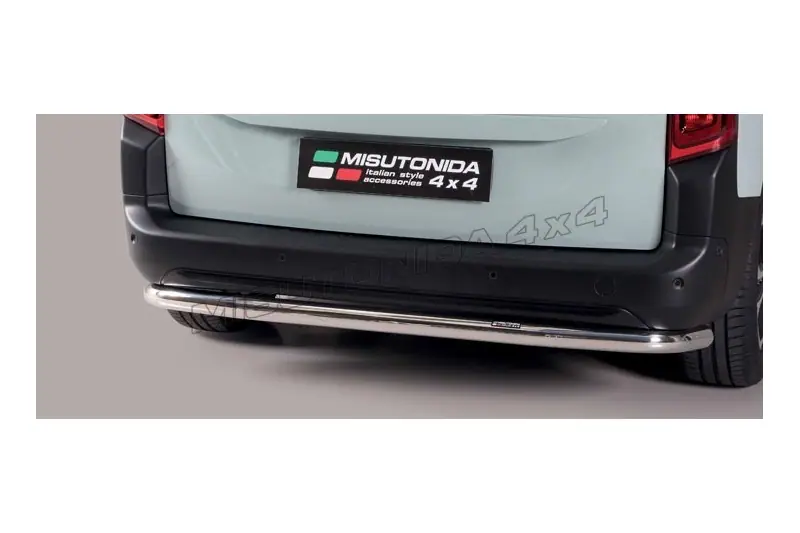 Задняя защита во всю ширину ø63, полированная — Citroën Berlingo Van (2019–)