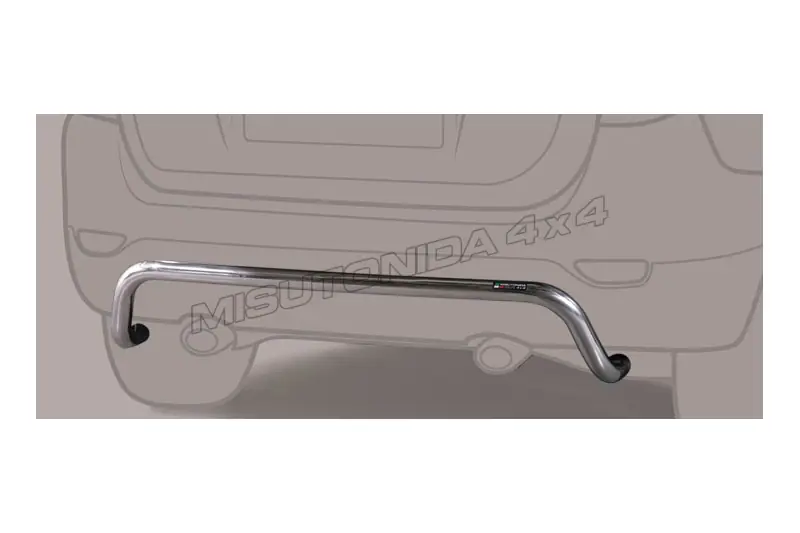 Central rear protection ø63, mirror polished — Suzuki Grand Vitara (1998–2005)